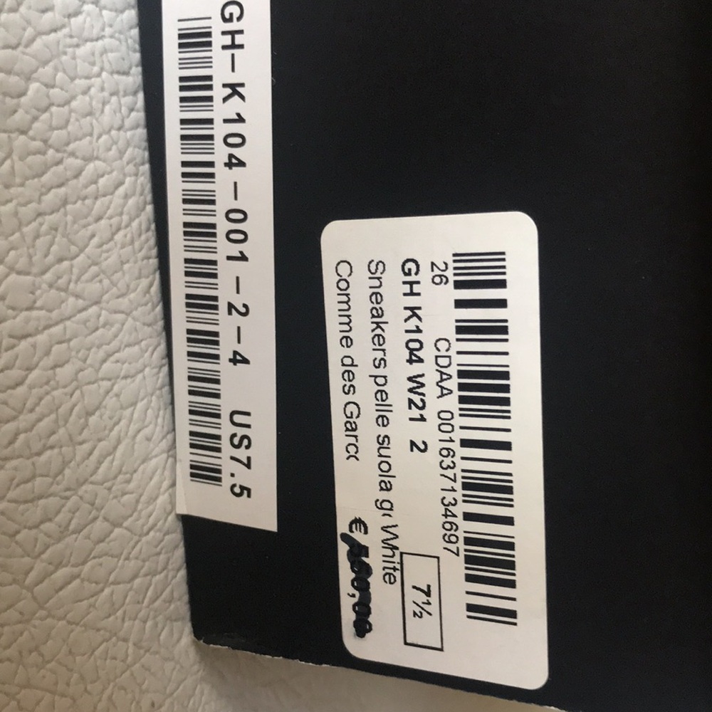 Comme des Garcons black and white Nike Sneakers NEW - Picture 10 of 10